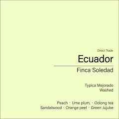 Ecuador Finca Soledad Typica Mejorado (Washed)