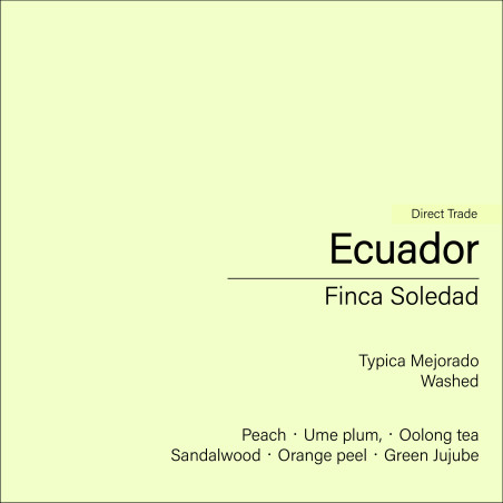 Ecuador Finca Soledad Typica Mejorado (Washed)