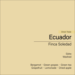 Ecuador Finca Soledad Sidra (Washed)